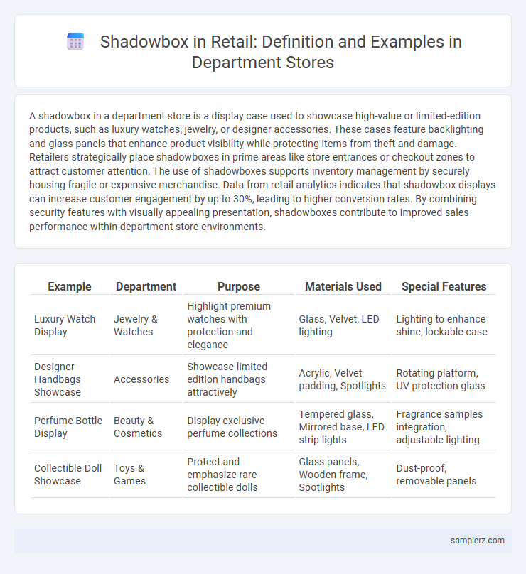 Shadowbox in Retail: Definition and Examples in Department Stores