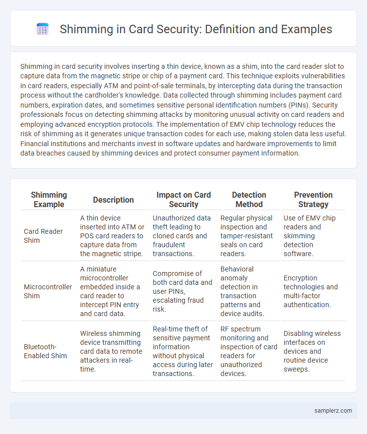 Shimming in Card Security: Definition and Examples