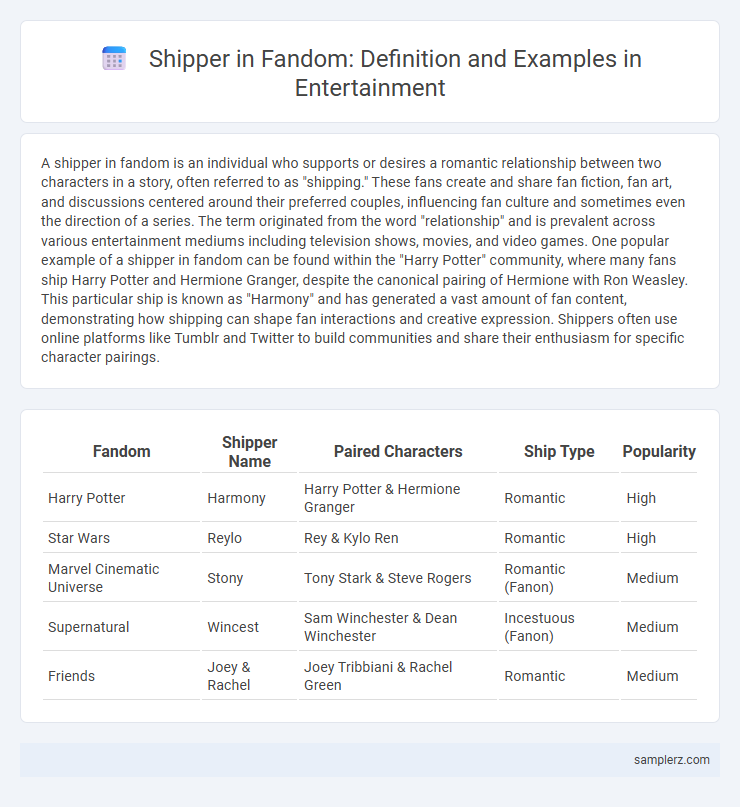Shipper in Fandom: Definition and Examples in Entertainment