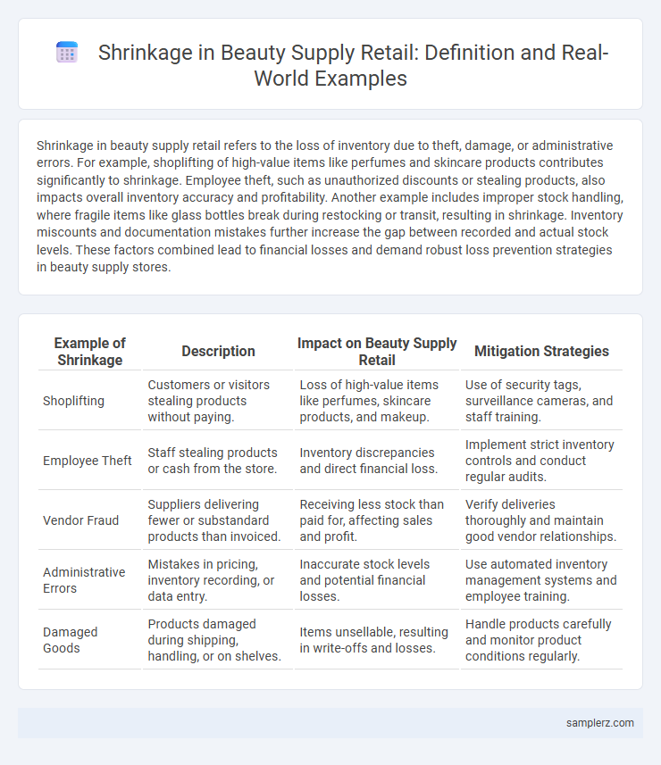 Shrinkage in Beauty Supply Retail: Definition and Real-World Examples
