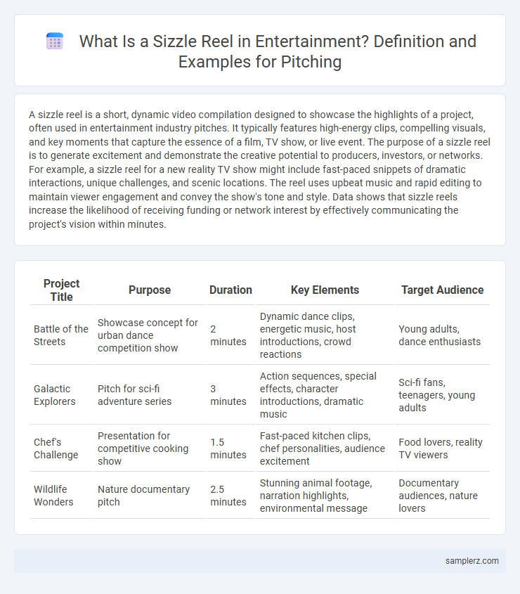 What Is a Sizzle Reel in Entertainment? Definition and Examples for Pitching