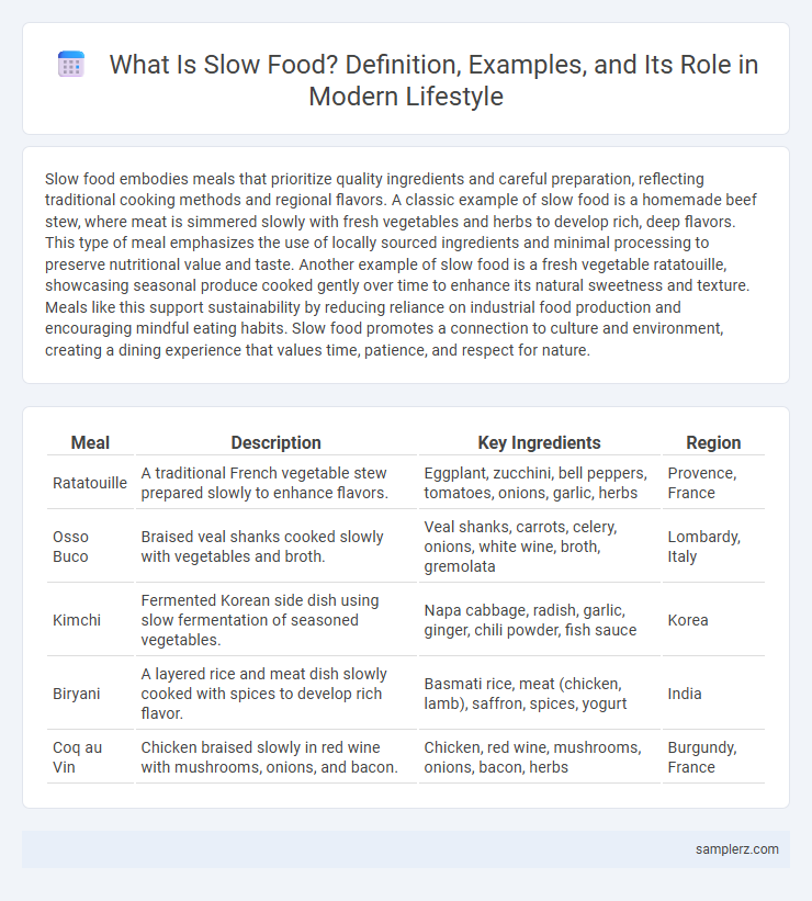 What Is Slow Food? Definition, Examples, and Its Role in Modern Lifestyle