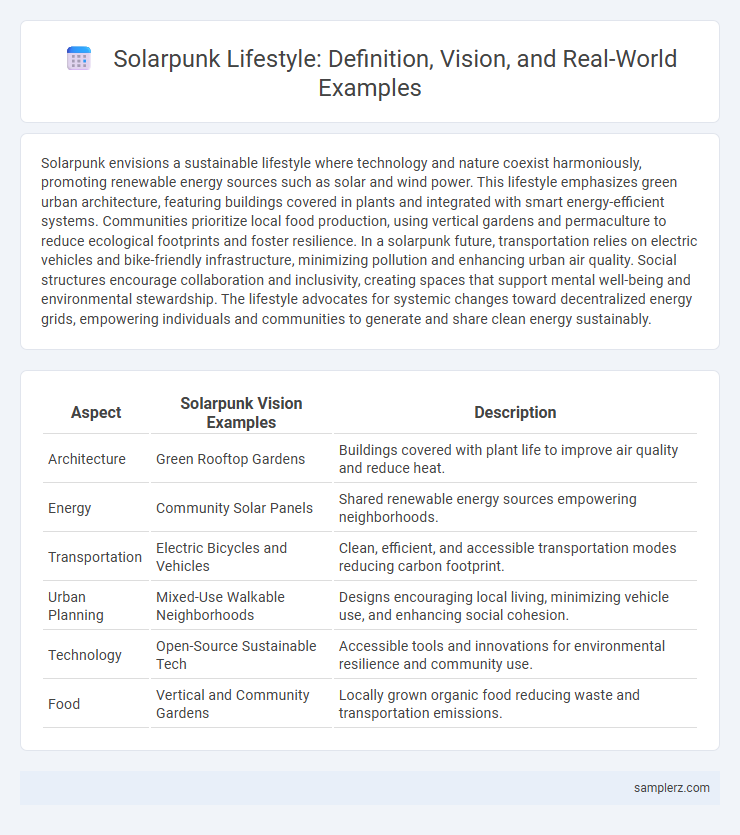 Solarpunk Lifestyle: Definition, Vision, and Real-World Examples