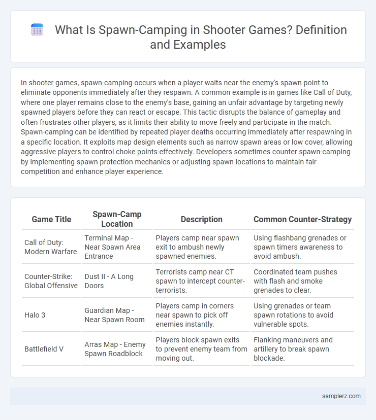 What Is Spawn-Camping in Shooter Games? Definition and Examples