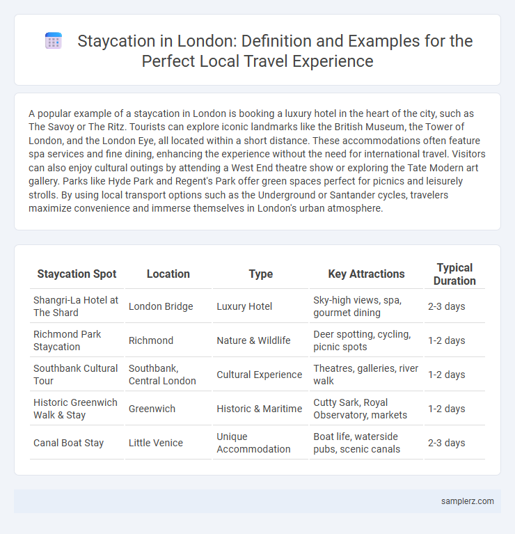 Staycation in London: Definition and Examples for the Perfect Local Travel Experience