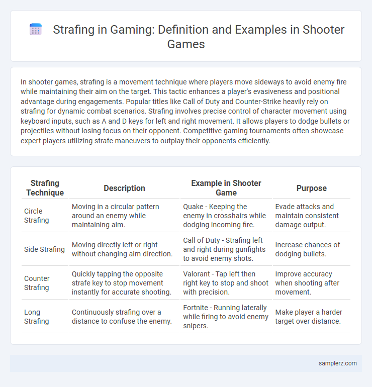 Strafing in Gaming: Definition and Examples in Shooter Games