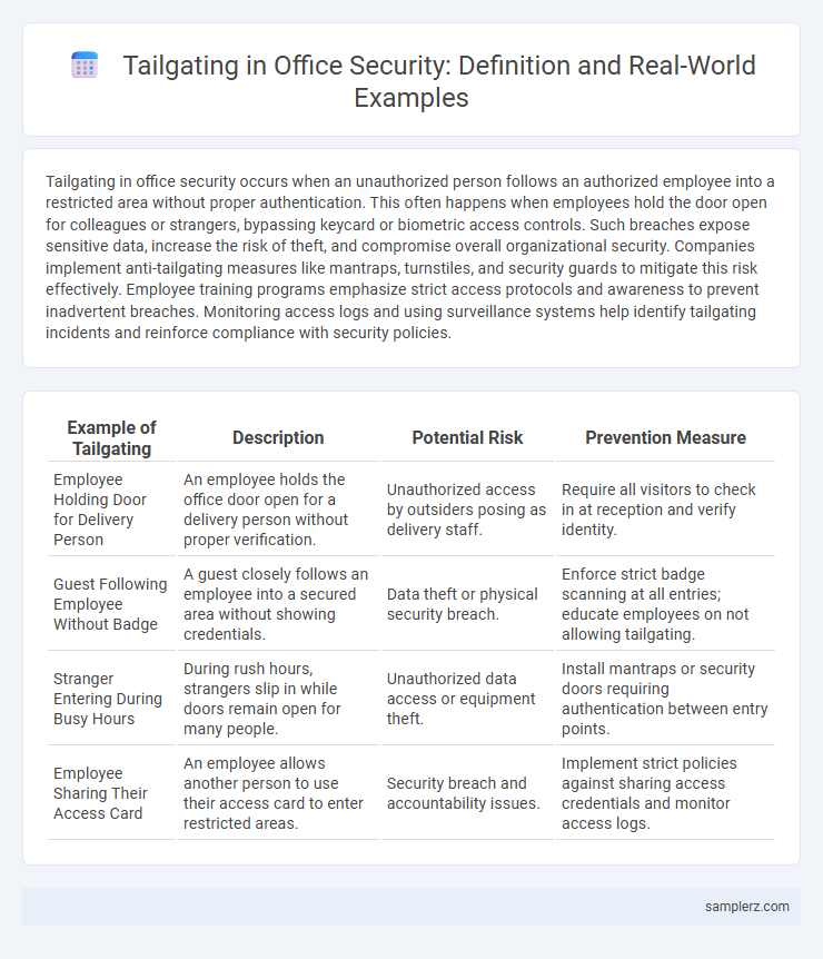 Tailgating in Office Security: Definition and Real-World Examples