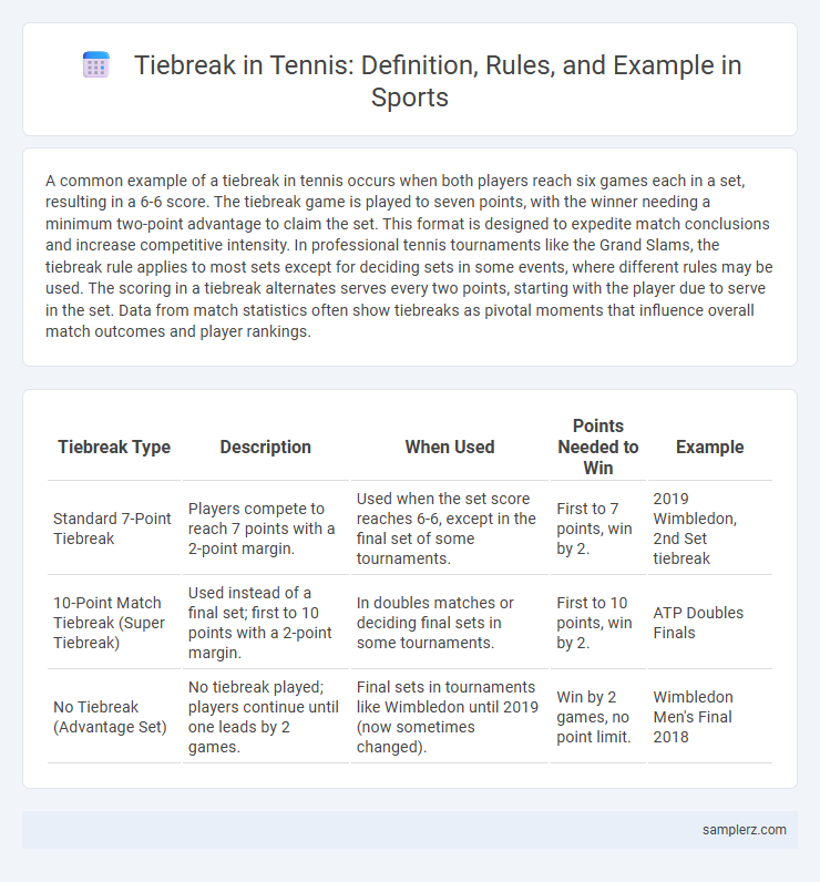 Tiebreak in Tennis: Definition, Rules, and Example in Sports