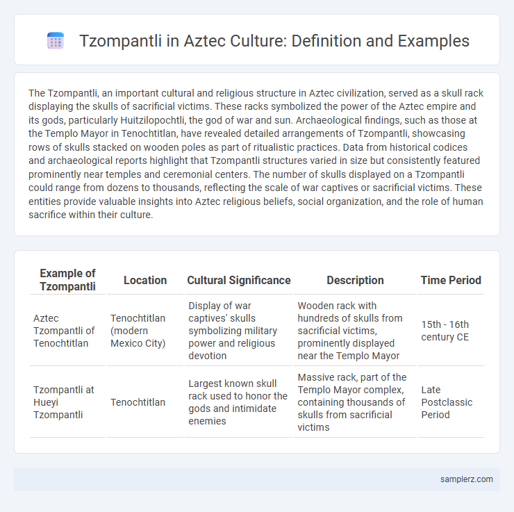 Tzompantli in Aztec Culture: Definition and Examples
