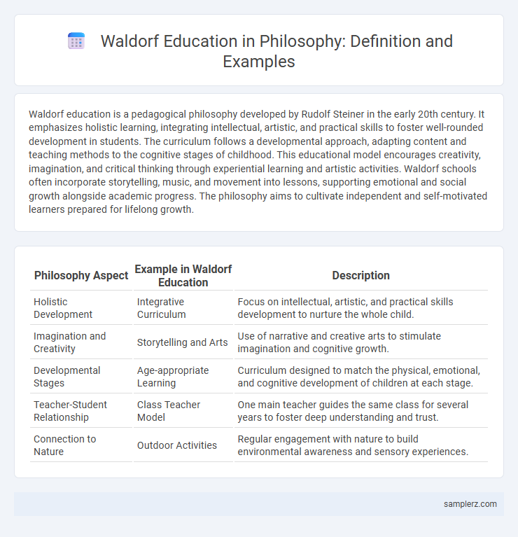 Waldorf Education in Philosophy: Definition and Examples