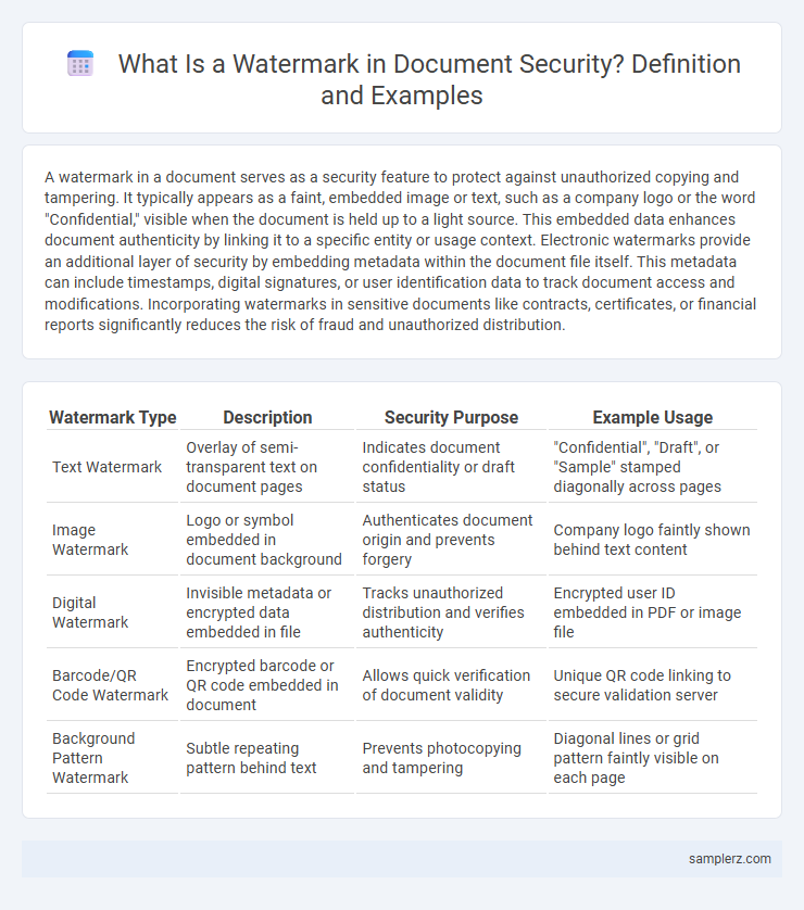 What Is a Watermark in Document Security? Definition and Examples
