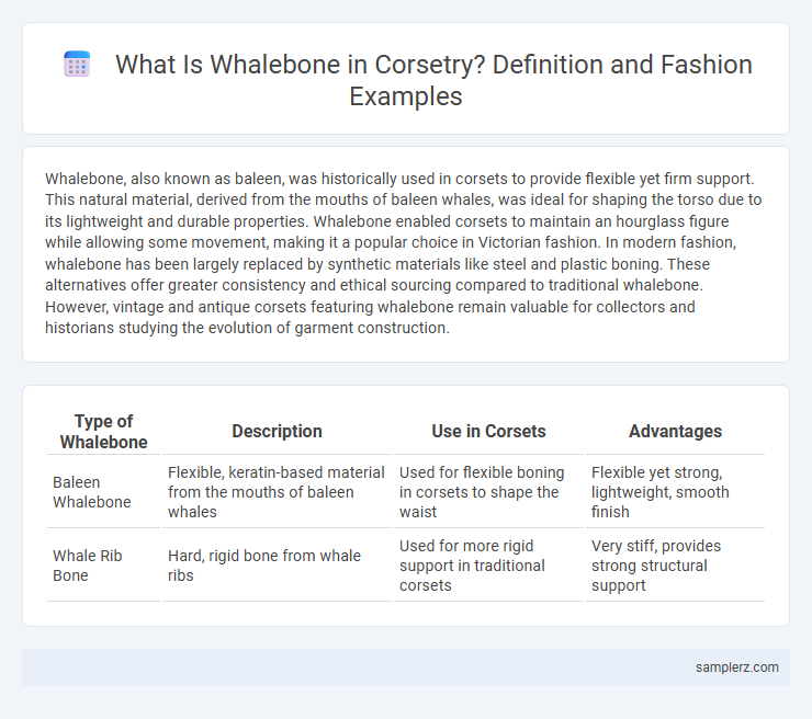 What Is Whalebone in Corsetry? Definition and Fashion Examples