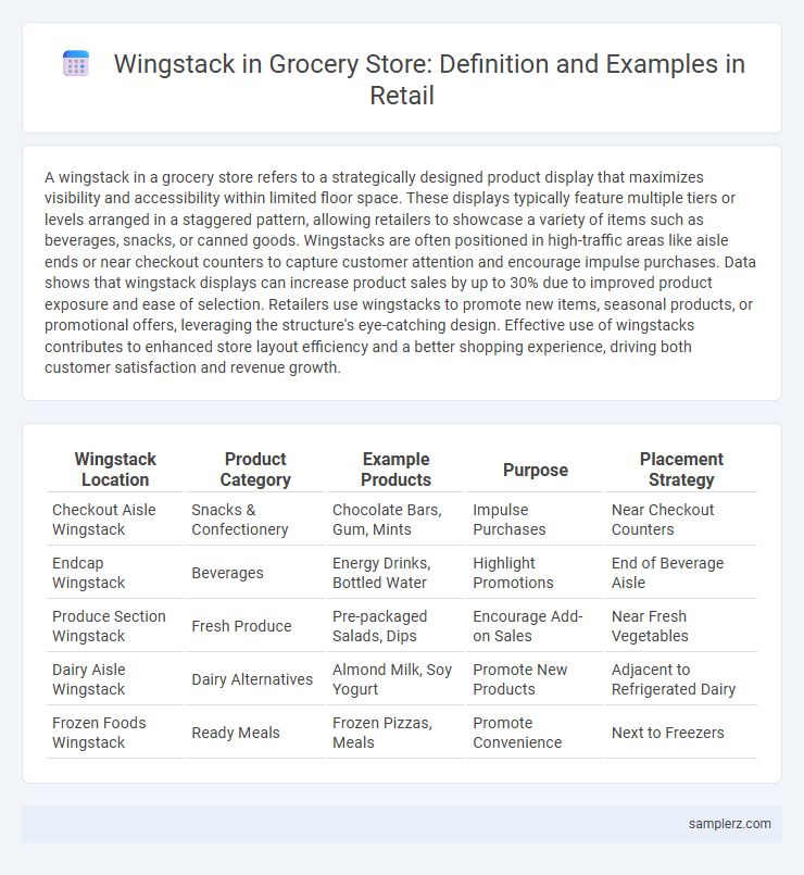 Wingstack in Grocery Store: Definition and Examples in Retail