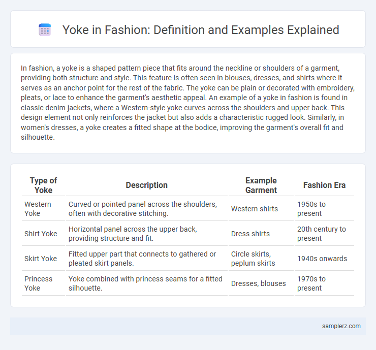 Yoke in Fashion: Definition and Examples Explained