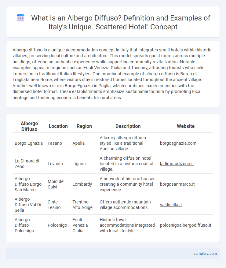 What Is an Albergo Diffuso? Definition and Examples of Italy's Unique Scattered Hotel Concept