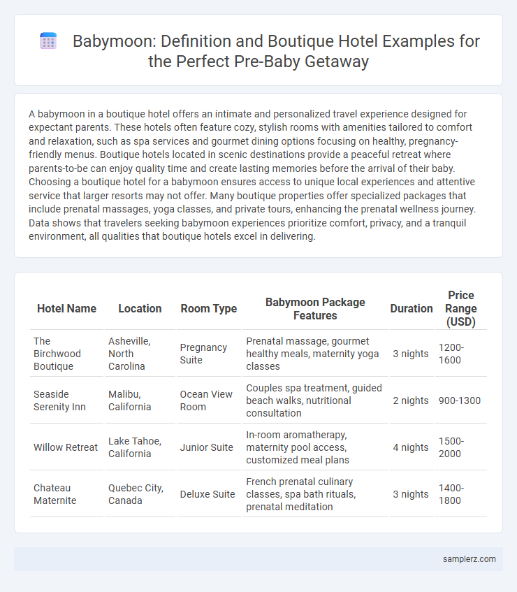 Babymoon: Definition and Boutique Hotel Examples for the Perfect Pre-Baby Getaway