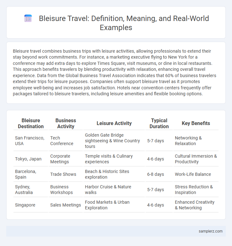 Bleisure Travel: Definition, Meaning, and Real-World Examples