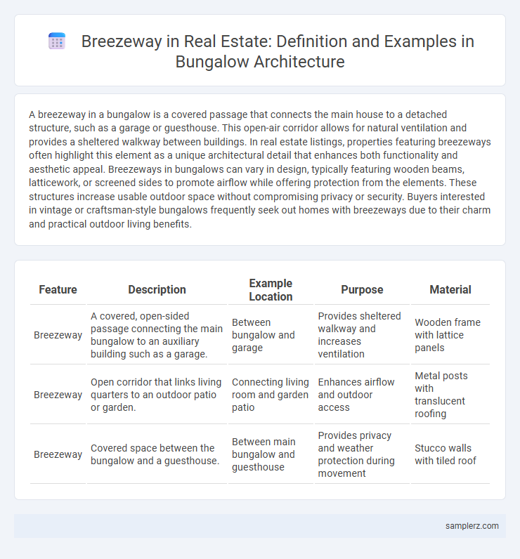 Breezeway in Real Estate: Definition and Examples in Bungalow Architecture