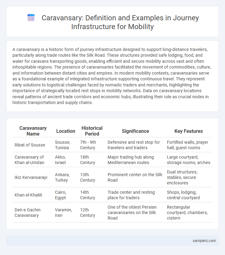 Caravansary: Definition and Examples in Journey Infrastructure for Mobility