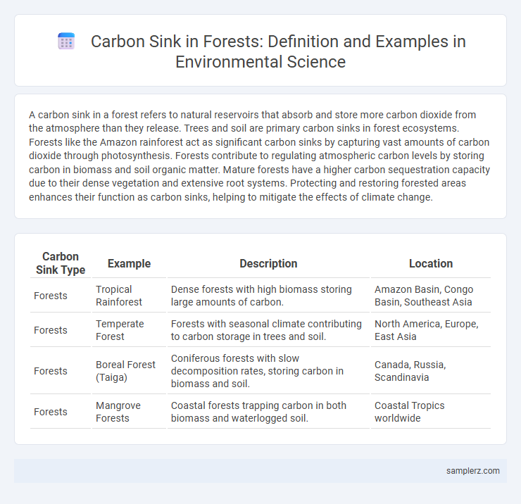 Carbon Sink in Forests: Definition and Examples in Environmental Science