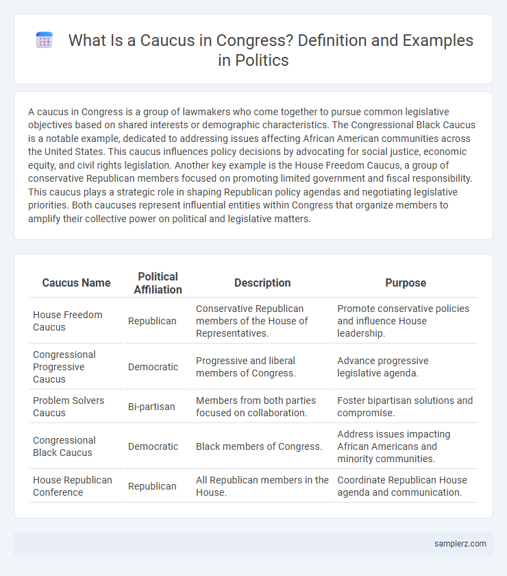 What Is a Caucus in Congress? Definition and Examples in Politics