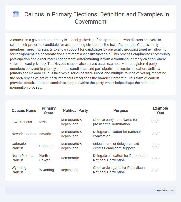 Caucus in Primary Elections: Definition and Examples in Government