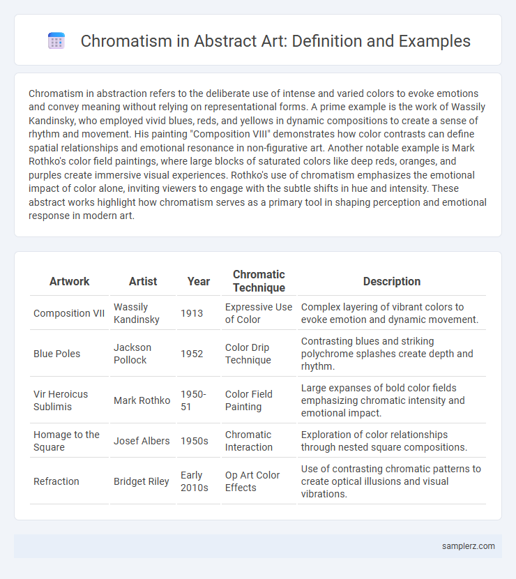 Chromatism in Abstract Art: Definition and Examples