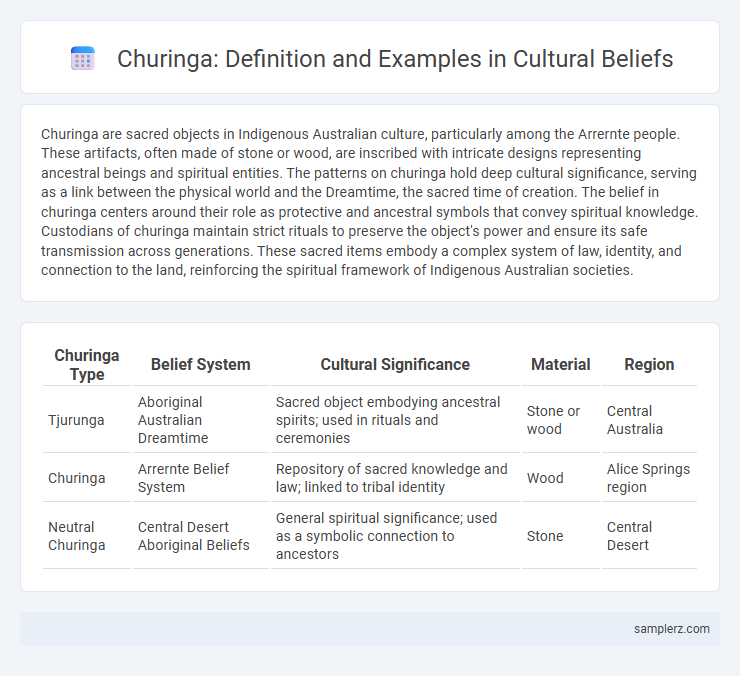 Churinga: Definition and Examples in Cultural Beliefs