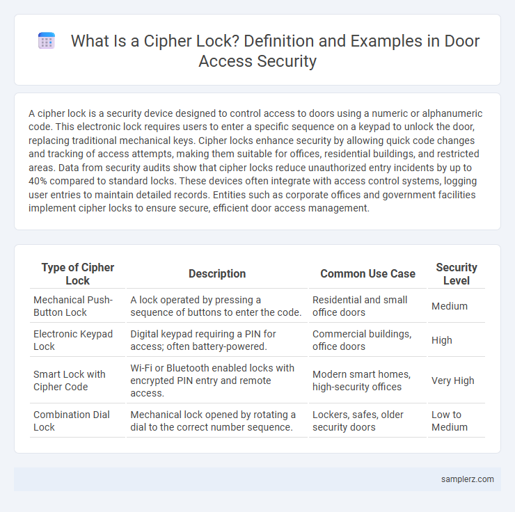 What Is a Cipher Lock? Definition and Examples in Door Access Security