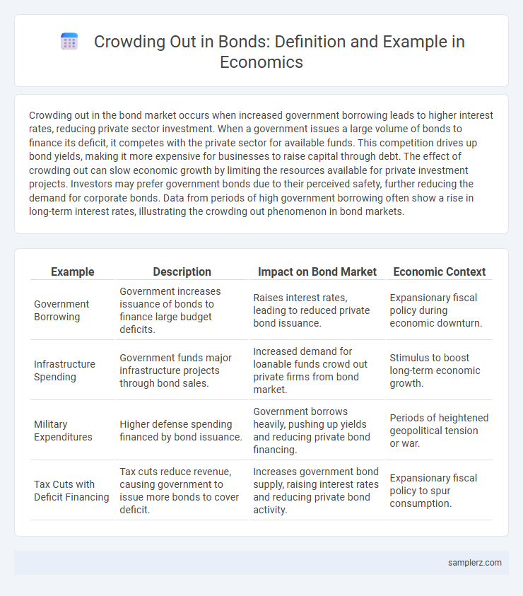 Crowding Out in Bonds: Definition and Example in Economics
