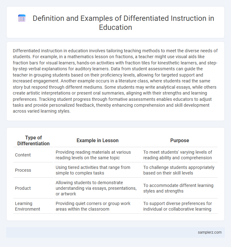 Definition and Examples of Differentiated Instruction in Education