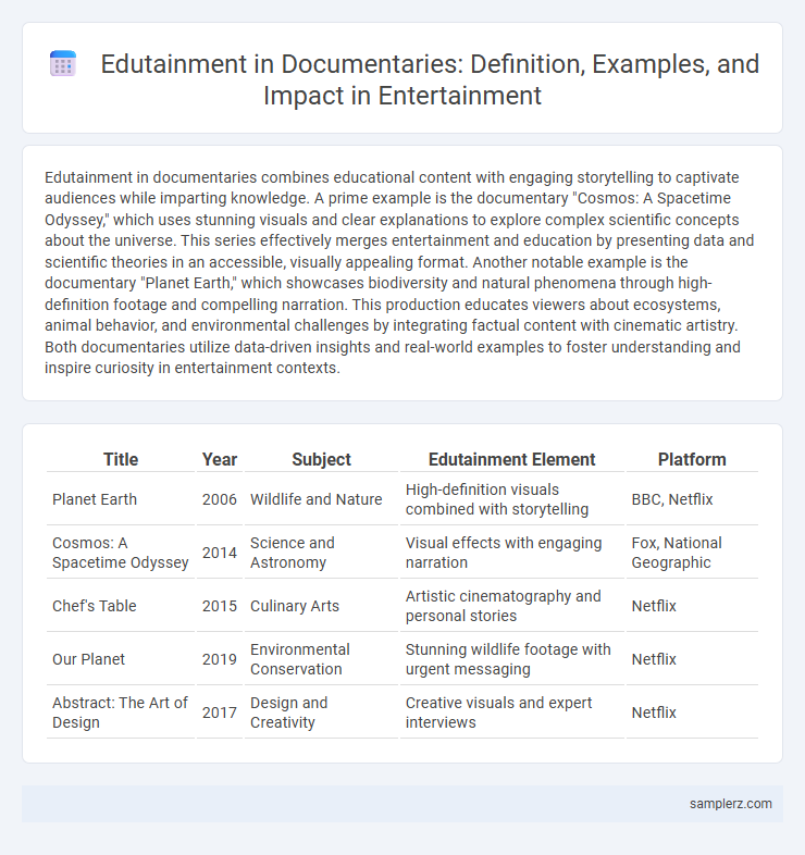 Edutainment in Documentaries: Definition, Examples, and Impact in Entertainment