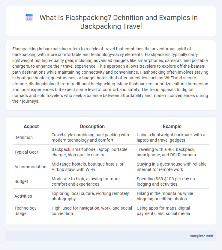 What Is Flashpacking? Definition and Examples in Backpacking Travel
