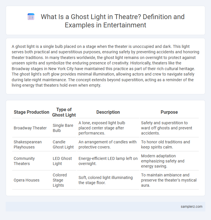 What Is a Ghost Light in Theatre? Definition and Examples in Entertainment