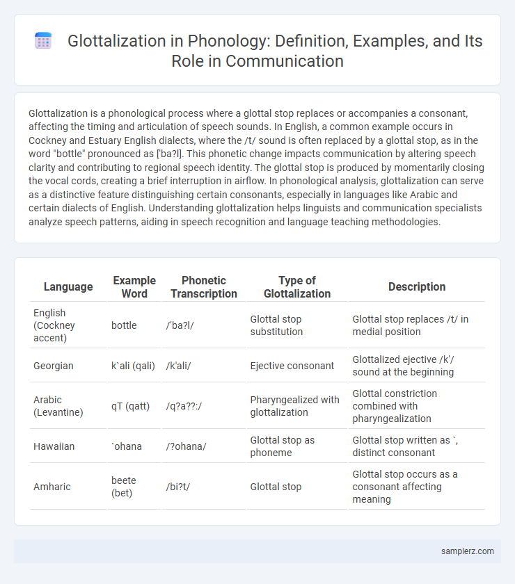 Glottalization in Phonology: Definition, Examples, and Its Role in Communication