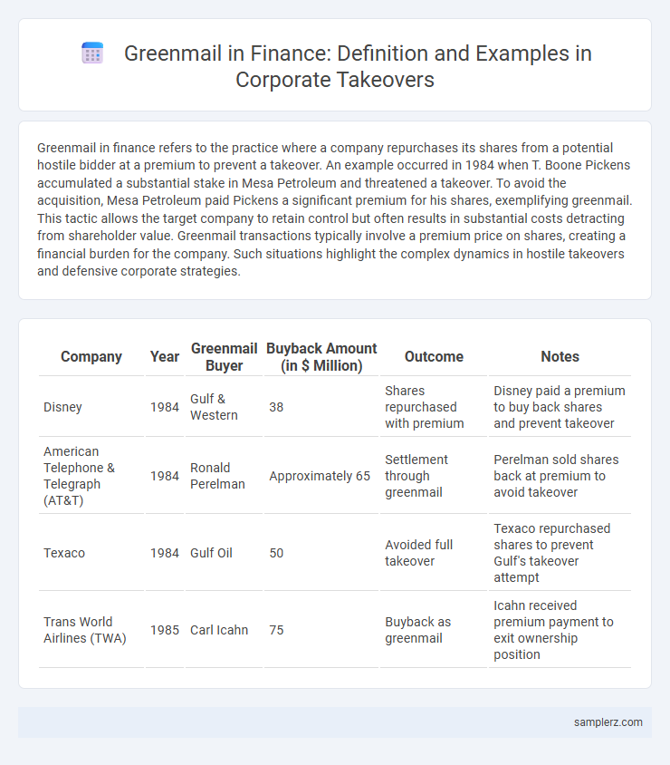 Greenmail in Finance: Definition and Examples in Corporate Takeovers