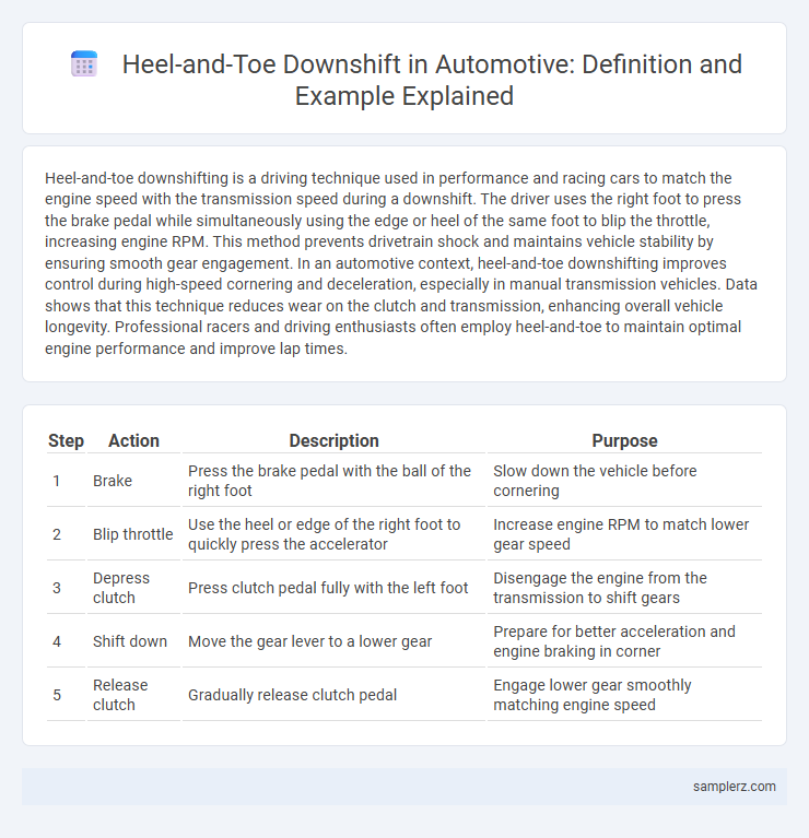 Heel-and-Toe Downshift in Automotive: Definition and Example Explained