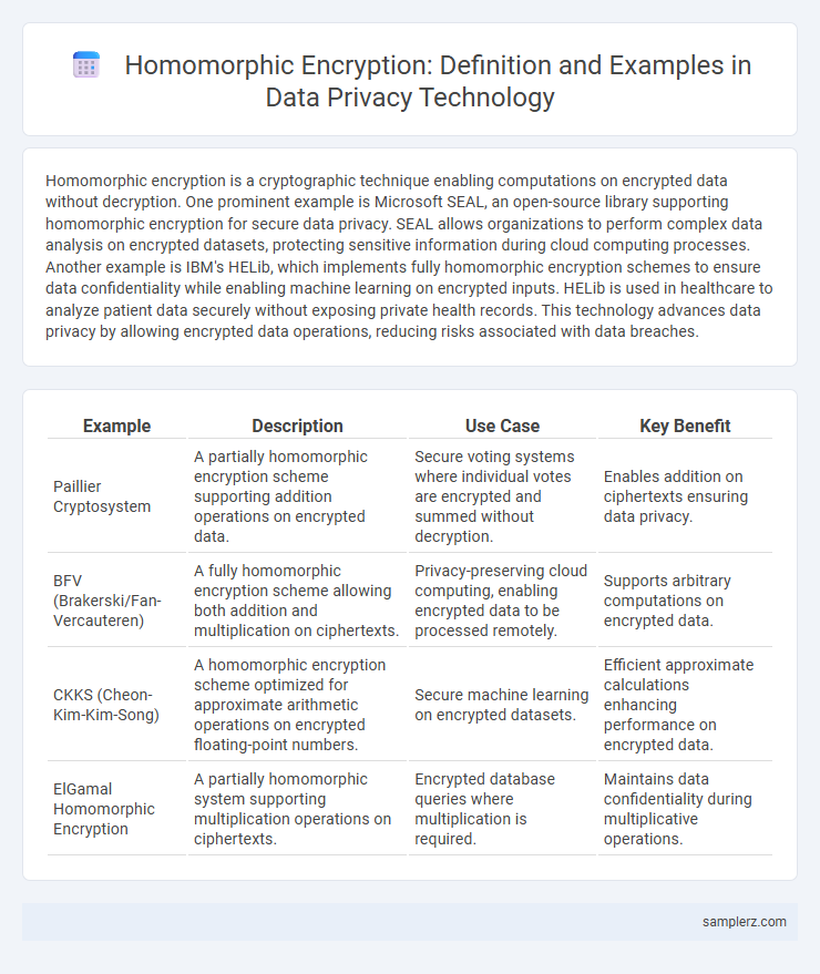 Homomorphic Encryption: Definition and Examples in Data Privacy Technology