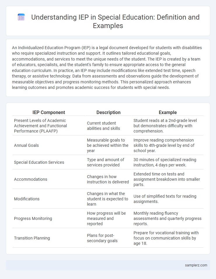 Understanding IEP in Special Education: Definition and Examples