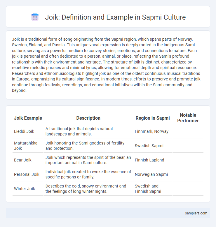 Joik: Definition and Example in Sapmi Culture