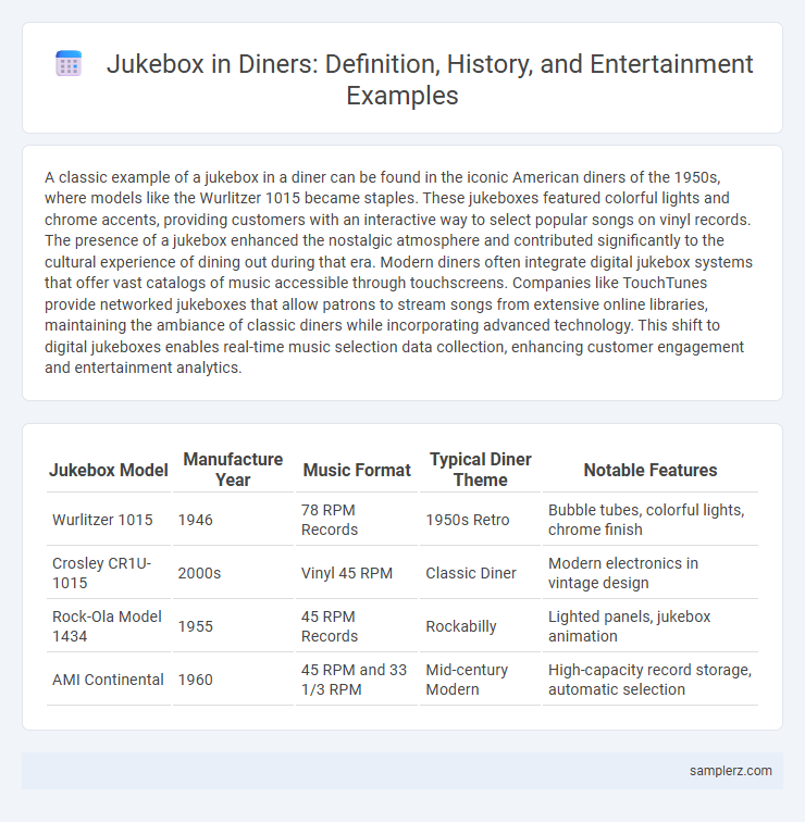 Jukebox in Diners: Definition, History, and Entertainment Examples