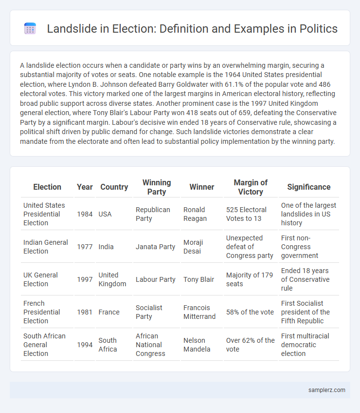 Landslide in Election: Definition and Examples in Politics