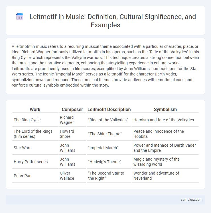 Leitmotif in Music: Definition, Cultural Significance, and Examples