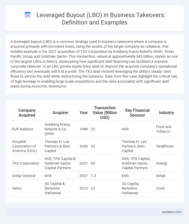 Leveraged Buyout (LBO) in Business Takeovers: Definition and Examples