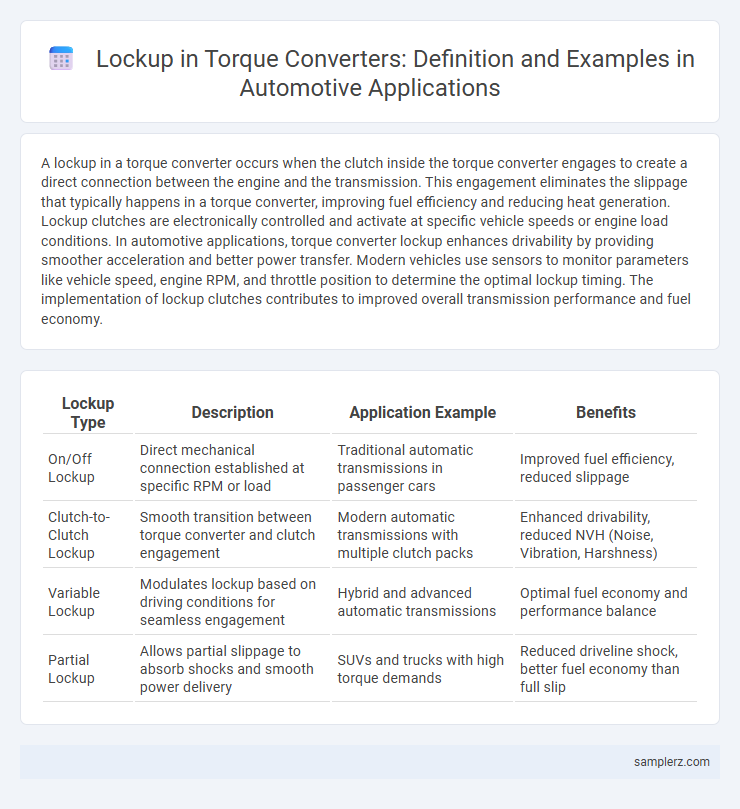 Lockup in Torque Converters: Definition and Examples in Automotive Applications