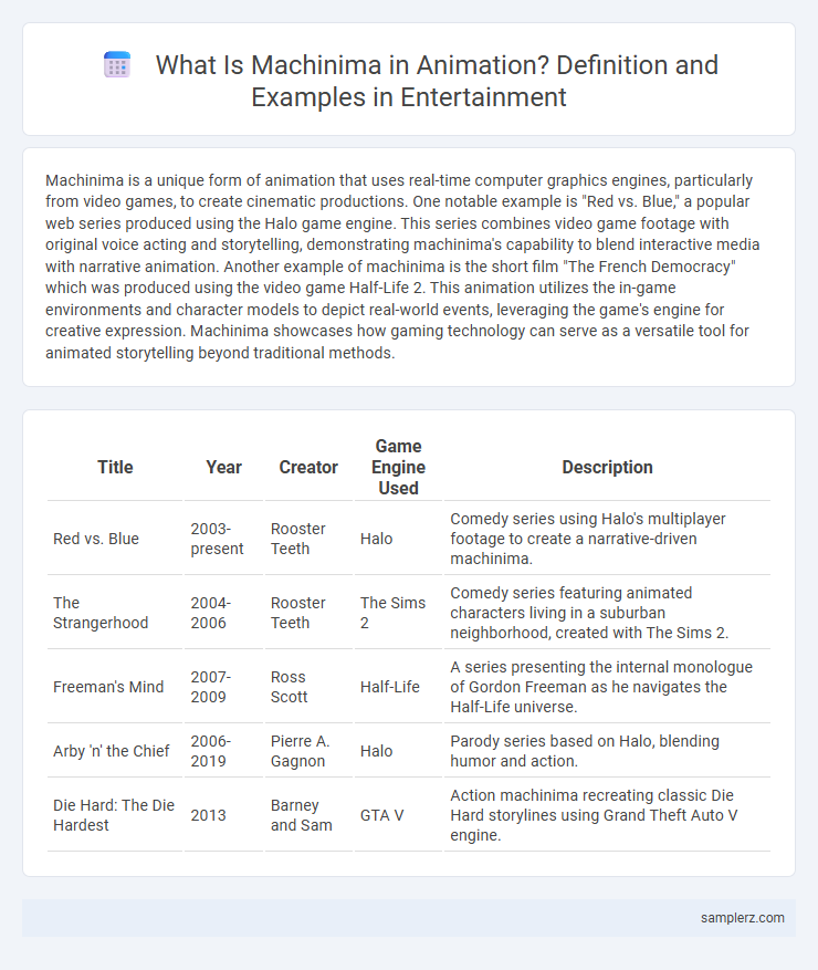 What Is Machinima in Animation? Definition and Examples in Entertainment