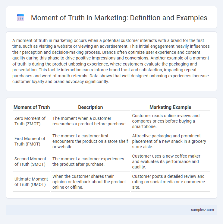 Moment of Truth in Marketing: Definition and Examples