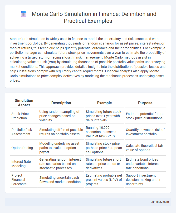 Monte Carlo Simulation in Finance: Definition and Practical Examples