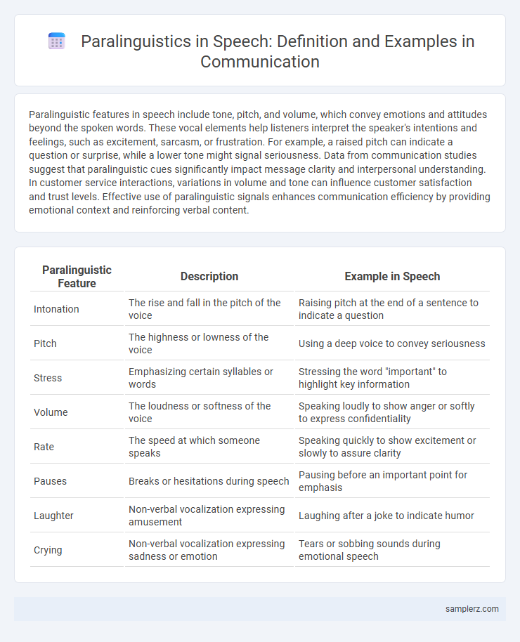 Paralinguistics in Speech: Definition and Examples in Communication