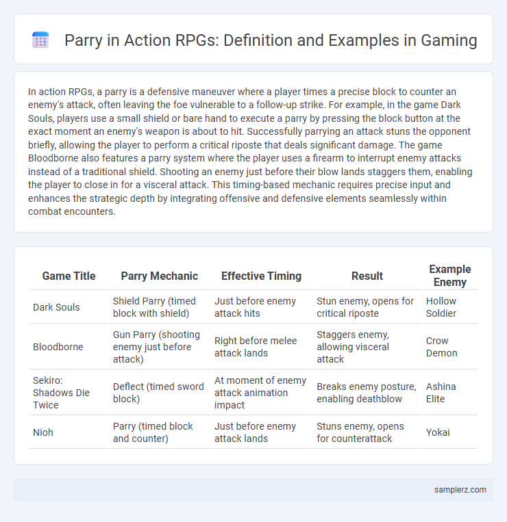 Parry in Action RPGs: Definition and Examples in Gaming